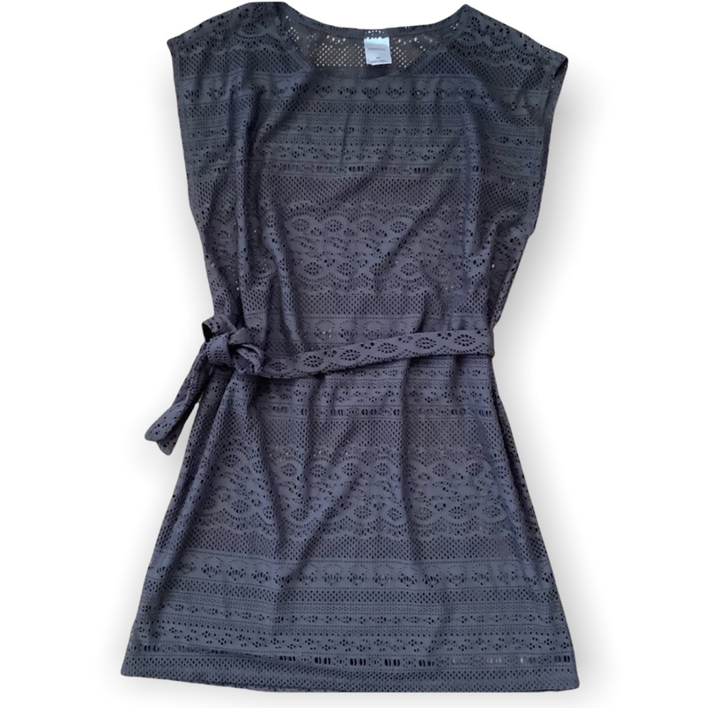 Merona swimsuit coverup, see through gray, S